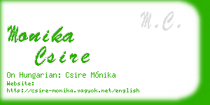 monika csire business card